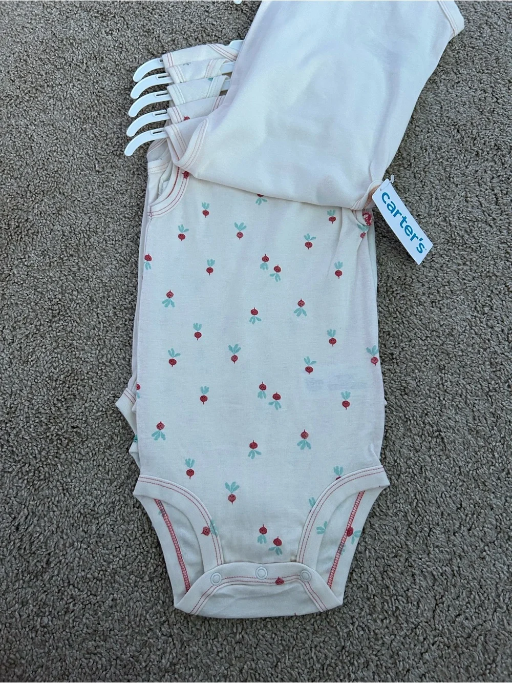 Carter's Baby Veggie Sleeveless One-Piece Bodysuits (5-pack)